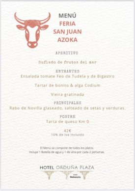 MENU SAN JUAN
